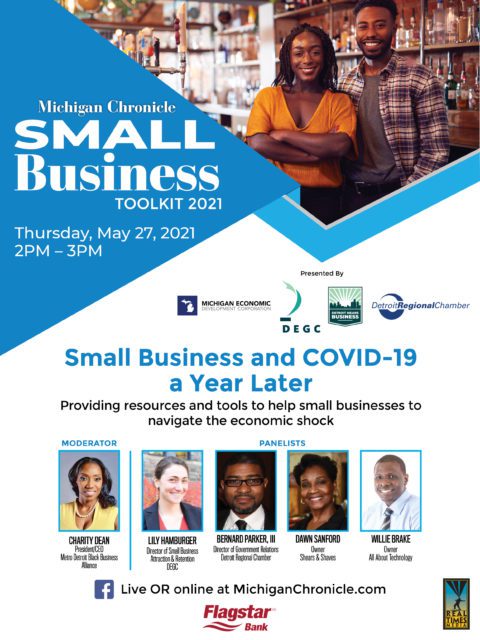 Michigan Chronicle Small Business TOOLKIT 2021 Roundtable Flyer