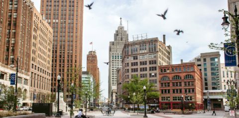 downtown detroit