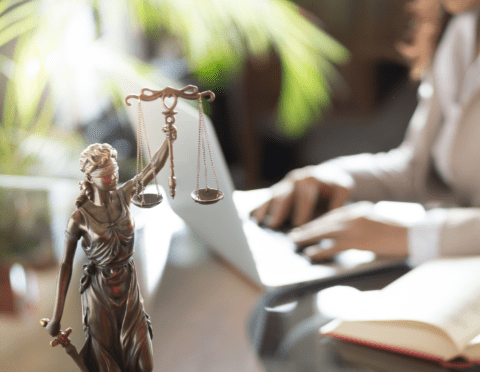Lawyer at Desk