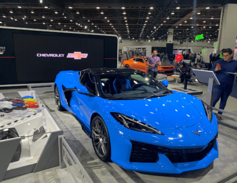2022 Detroit Auto Show Corvette