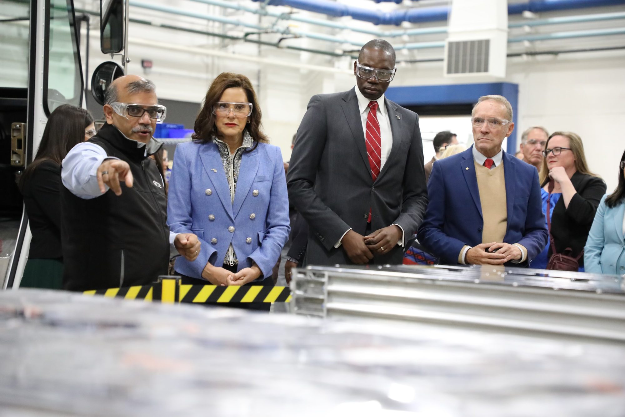 Gov. Whitmer tours ONE's new headquarters in Novi