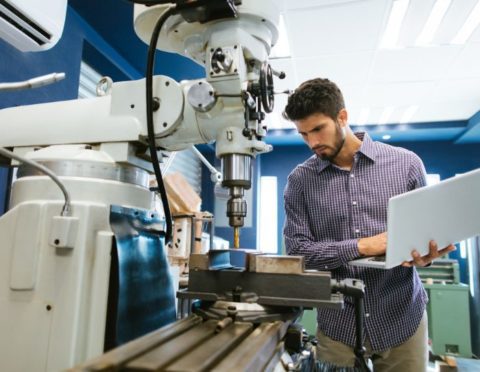 High Tech Automotive Worker