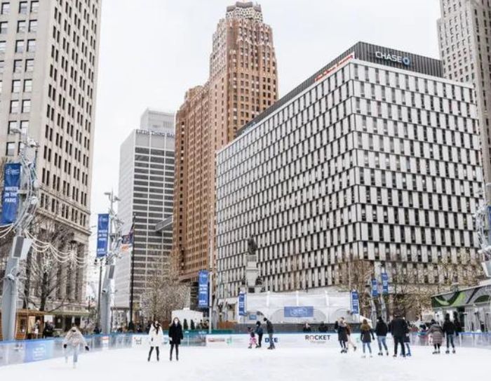 Campus Martius ice rink