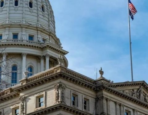 Michigan Capitol Building in Lansing