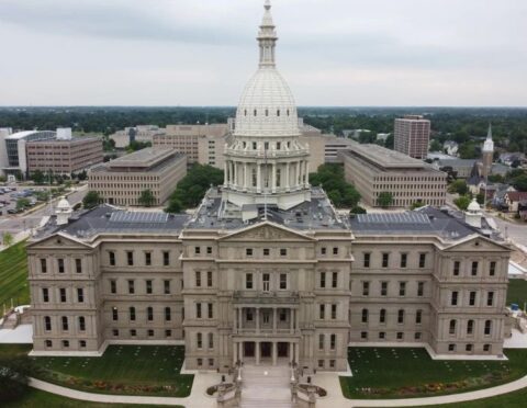 The Michigan State Capitol in Lansing