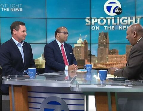 Matt Elliott and Sandy K. Baruah on WXYZ Detroit