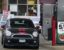 A vehicle is fueled at a gas station