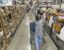 A consumer shopping