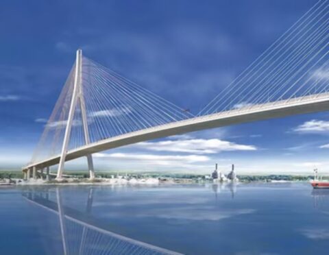 Conceptual image of the Gordie Howe International Bridge
