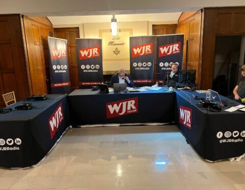 WJR-AM at the Detroit Economic Club meeting on Nov. 14