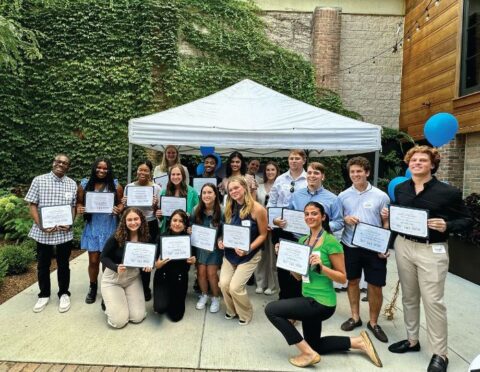 Group photo of Digital Lakes micro-interns