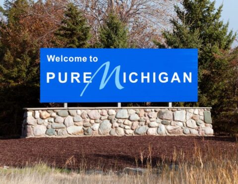 Pure Michigan sign