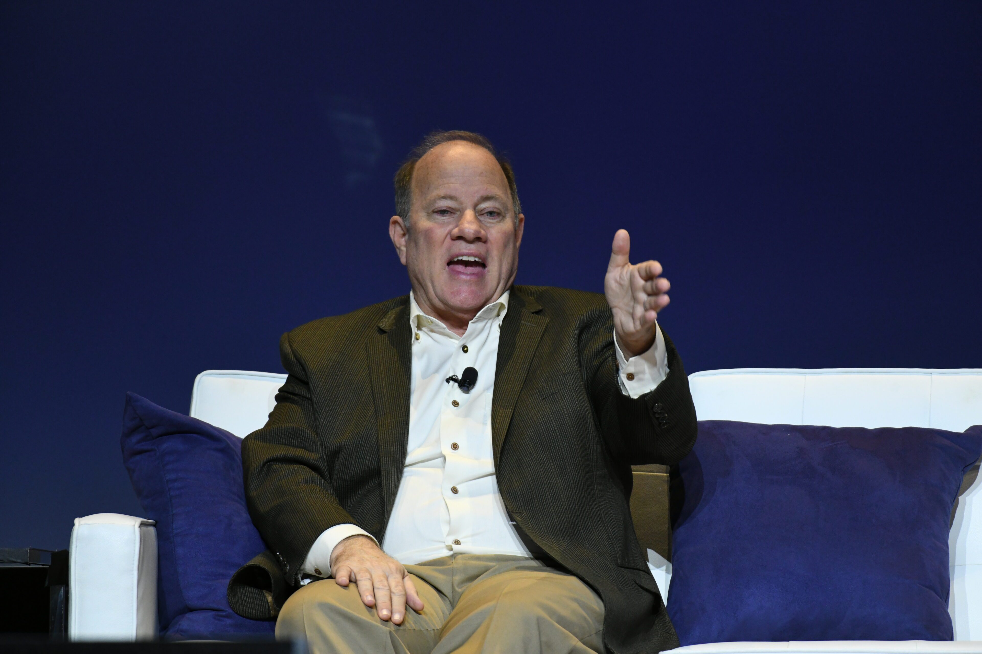 Mayor Mike Duggan speaks at the 2024 Detroit Policy Conference