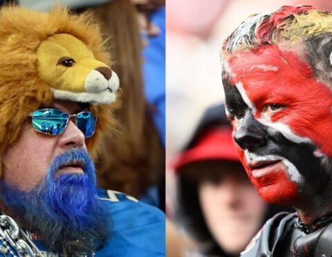 A Detroit Lions and 49ers fan