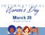 2024 International Womens Day Promotion Graphic