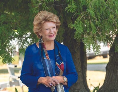 Sen. Debbie Stabenow smiling