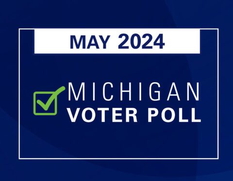 May 2024 Michigan Voter poll graphic