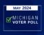 May 2024 Michigan Voter poll graphic