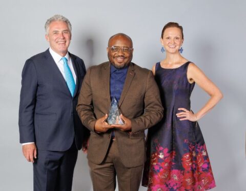 Huey Gray at the ACCE Awards Show