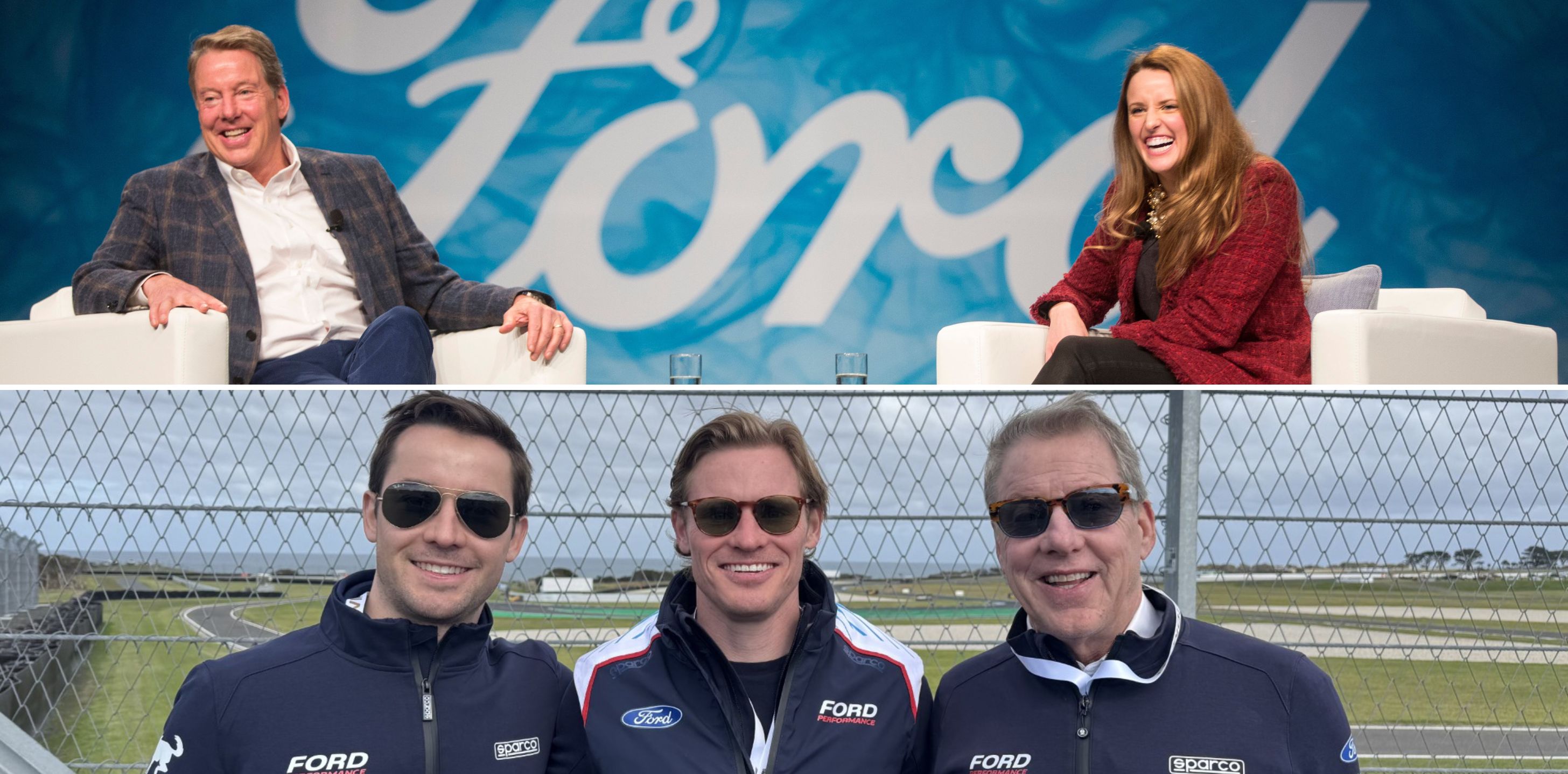 Bill Ford and his children