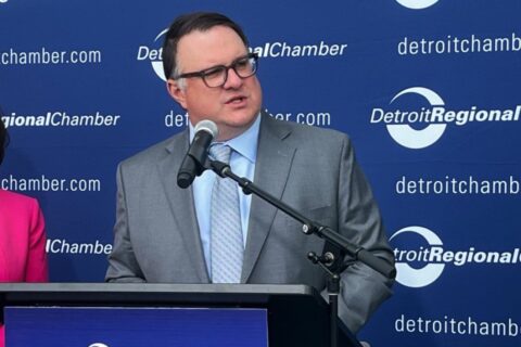 Matt Hall speaks at the 2025 Mackinac Policy Conference