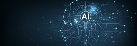 Electronic brain and Concept of artificial intelligence(AI).