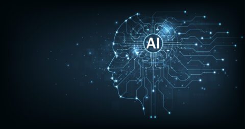 Electronic brain and Concept of artificial intelligence(AI).