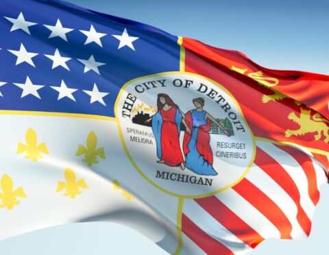 City of Detroit flag