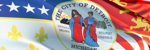 City of Detroit flag