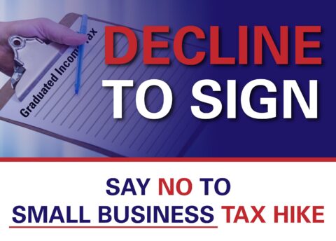 Decline to sign graphic