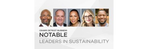 Crain's Detroit Business 2025 Leaders in Sustainability promo graphic