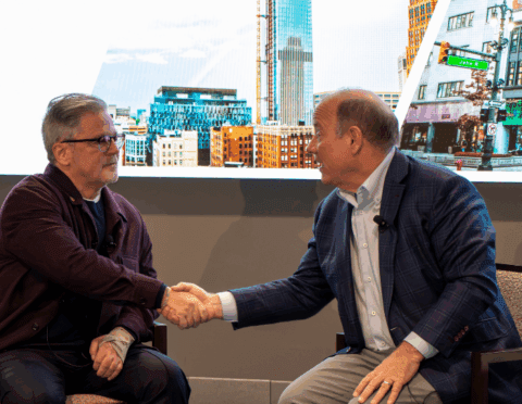 web feature - detroit mayor mike duggan and dan gilbert