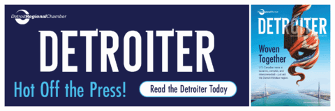 December Detroiter promotional graphic