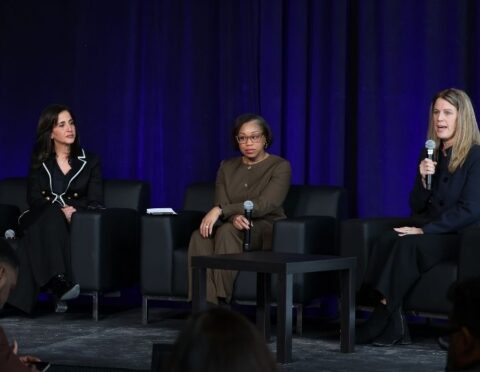 Ronia Kruse, Dana L. Williams, and Sarah Dugan at the 2026 Detroit Policy Conference