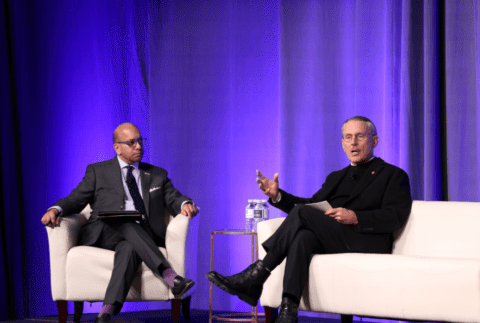 Sandy K. Baruah and Ambassador John Rakolta Jr. at DPC26