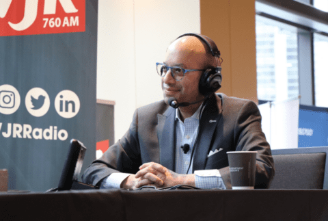 Sandy K. Baruah on WJR Radio at DPC26