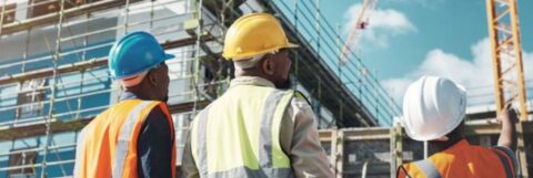 Black construction workers