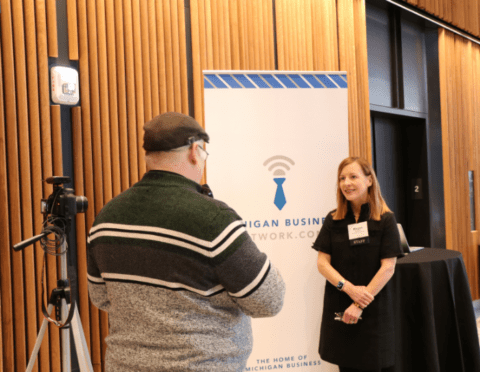 Mgean Spanitz in a Michigan Business Network Interview