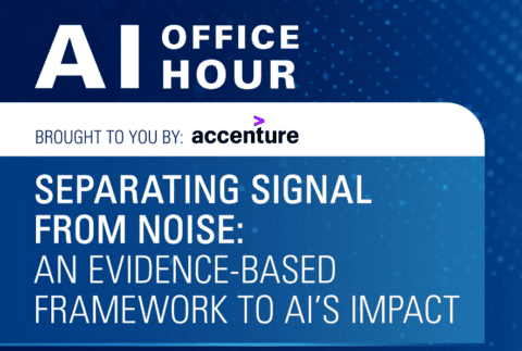 AI Office Hour flyer with Accenture