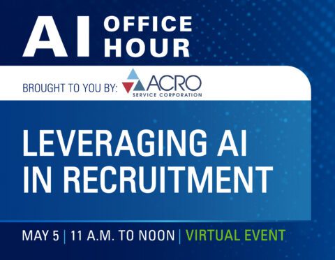 Join the Detroit Regional Chamber for its AI Office Hour, brought to you by Acro Service Corp, Leveraging AI in Recruitment, on May 5 - ai office hour