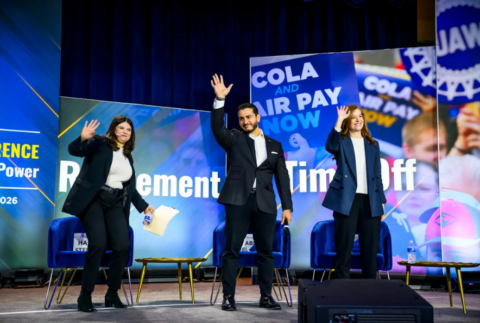 Michigan U.S. Senate hopefuls Haley Stevens, Abdul El-Sayed, and Mallory McMorrow