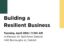 building a resilient business - web feature image