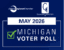 Michigan Voter Poll graphic