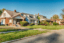 A block of tidy and well-maintained houses is located on Eason Street in the Highland Park community in Detroit.
