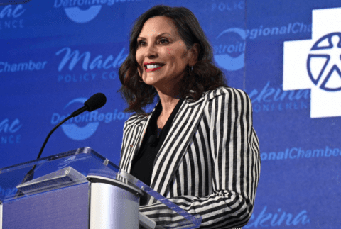 Gov. Gretchen Whitmer at the 2025 Mackinac Policy Conference