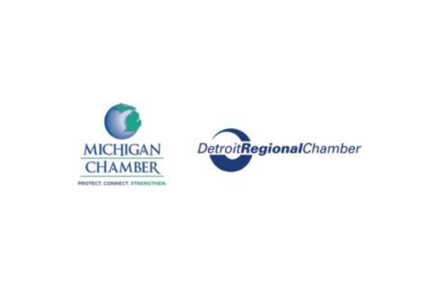 Michigan Chamber of Commerce and the Detroit Regional Chamber's logos