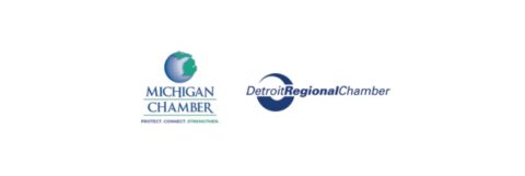 Michigan Chamber of Commerce and the Detroit Regional Chamber's logos