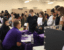 L'Anse Creuse students speaking with healthcare professionals at the Pathways in Practice kickoff
