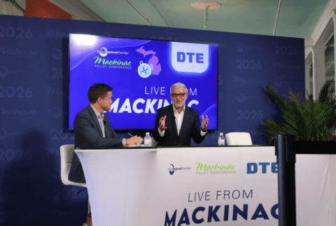 David Eggert and Richard Czuba at 2026 Mackinac Policy Conference
