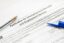 Detail of an application for unemployment benefits and employment service document